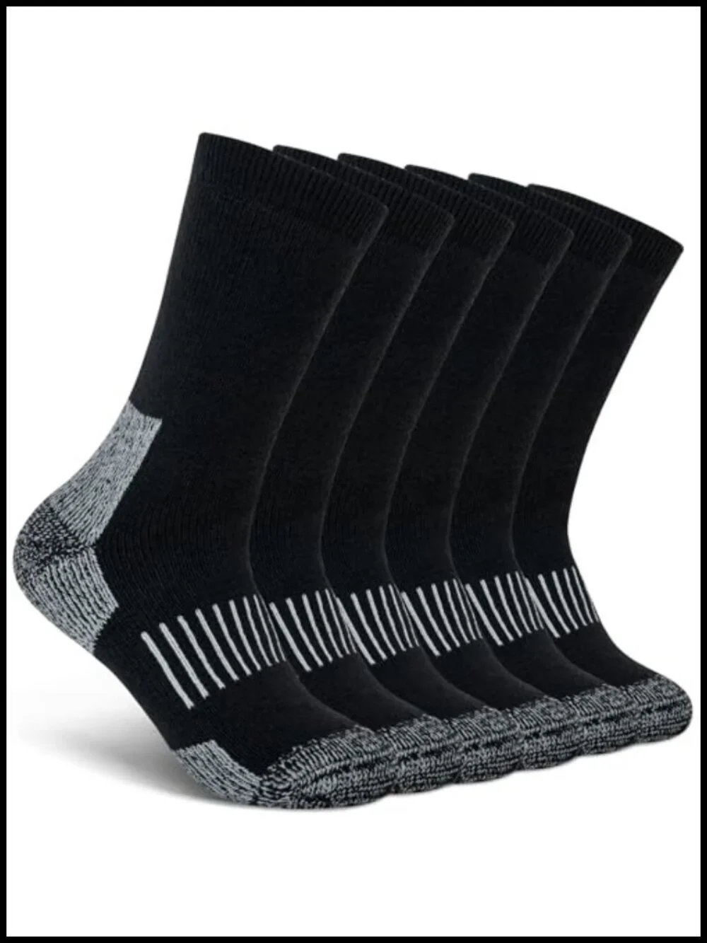 Merino Wool Hiking Cushion Socks Thermal Warm Boot Socks Moisture-Wicking